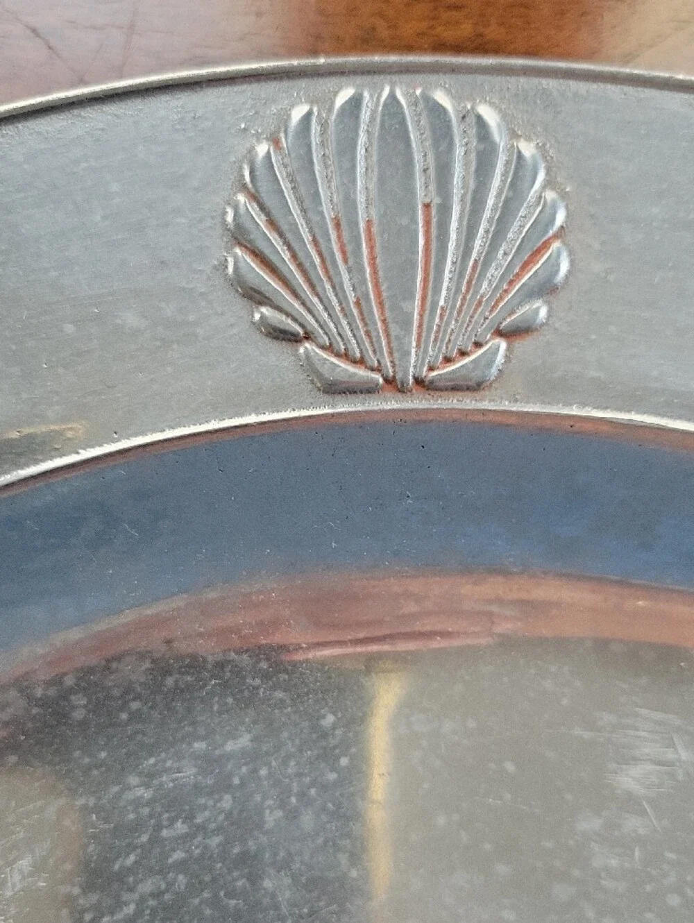 Wilton Silver Shell Charger Plate